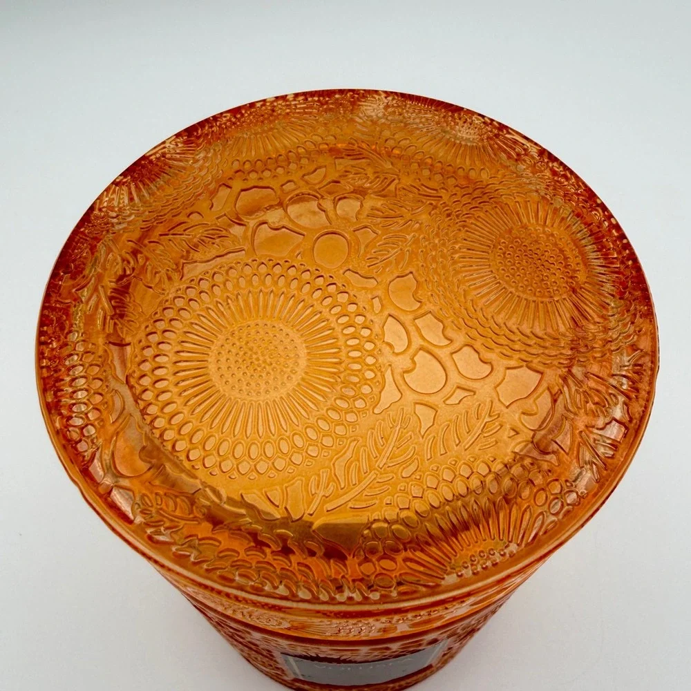 Voluspa Candle 18oz Orange Spiced Pumpkin Latte‎ Japonica Glass NEW